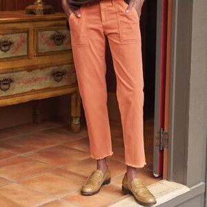 Frank & Eileen Blackrock Utility Italian Peached Twill Pants Size 0